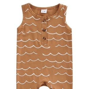 Baby Boy Sleeveless Romper